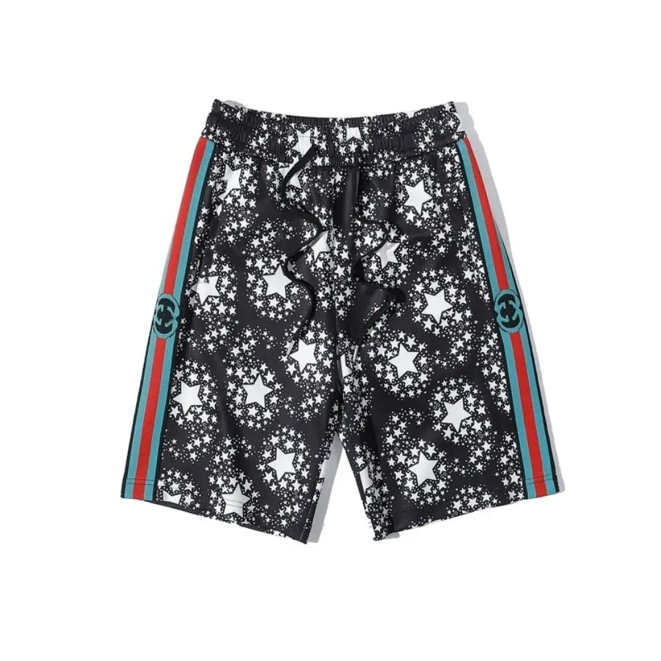 

New Style Printed Loose Elastic Waist Drawstring Casual Sweatpants
