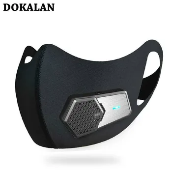 

2020 Face Mask PM2.5 Smart Dustproof Electric Filter Маска Industrial Dust Breathing Protection Rechargeable Mascarilla Masque