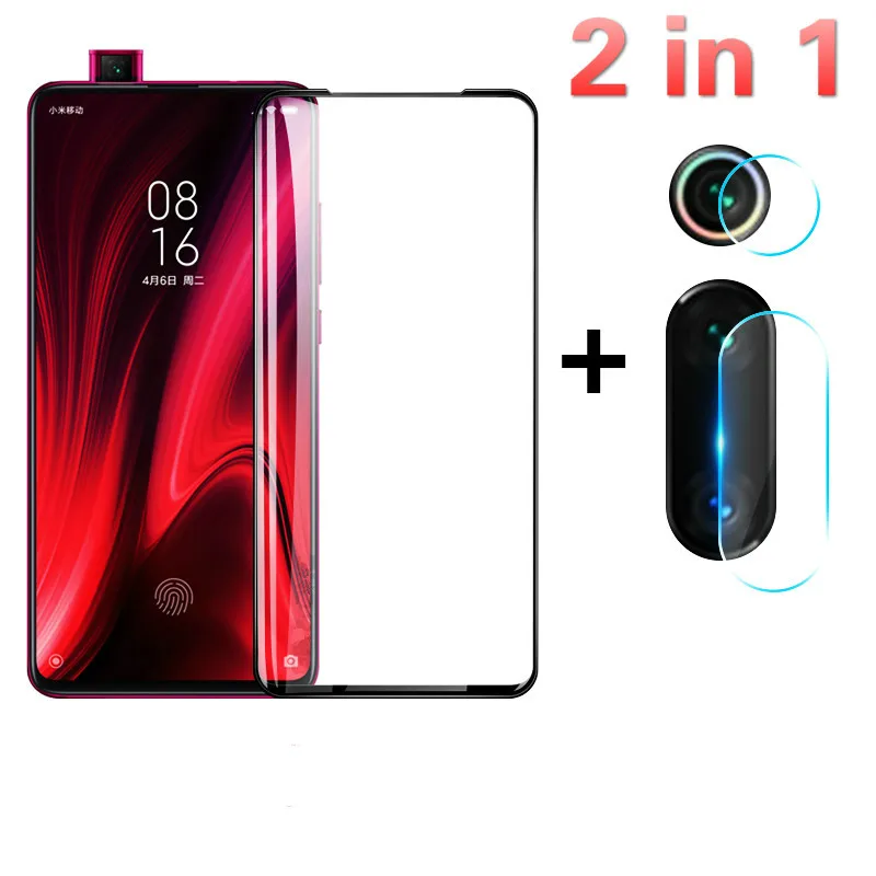 

2 in1 9D Camera Lens Tempered +Camera Protector For Xiaomi 5X A1 6X A2 8 lite Pocophone F1 9SE CC9E A3 A3lite Redmi 7A K20Pro