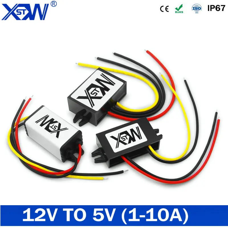 

Power supply Converter DC to DC 12V to 5V Step-down Module Power Converter 1A 2A 5A 6A 10A 5V High Efficiency Buck Module CE