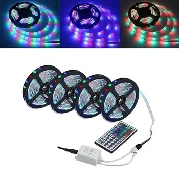 

Flexible LED Strip Light USB Changing Lights TV Backlight RGB bare set board light 12vRGB SMD3528 Remote belt