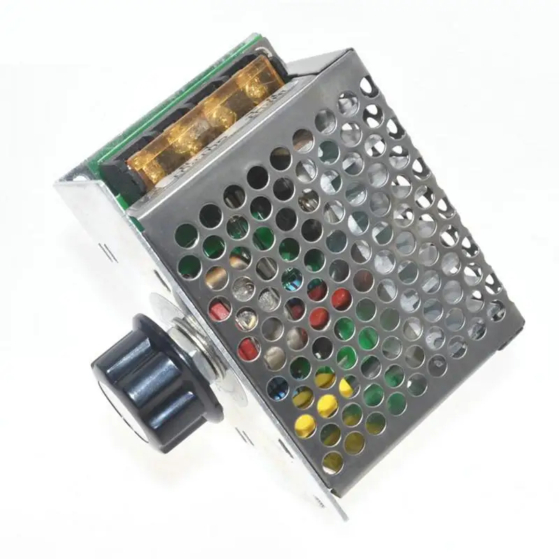 Professional 4000W 220V Voltage Regulator SCR Speed Controller Electronic Governor Thermostat BS