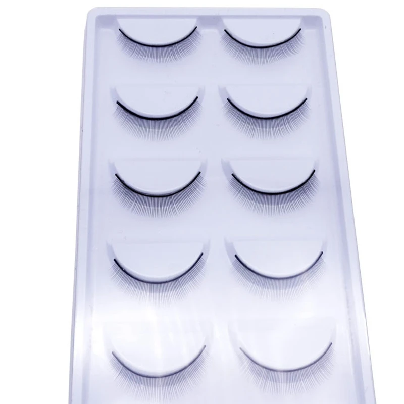 25 пар индивидуальная практика накладные ресницы натуральные тренировочные для