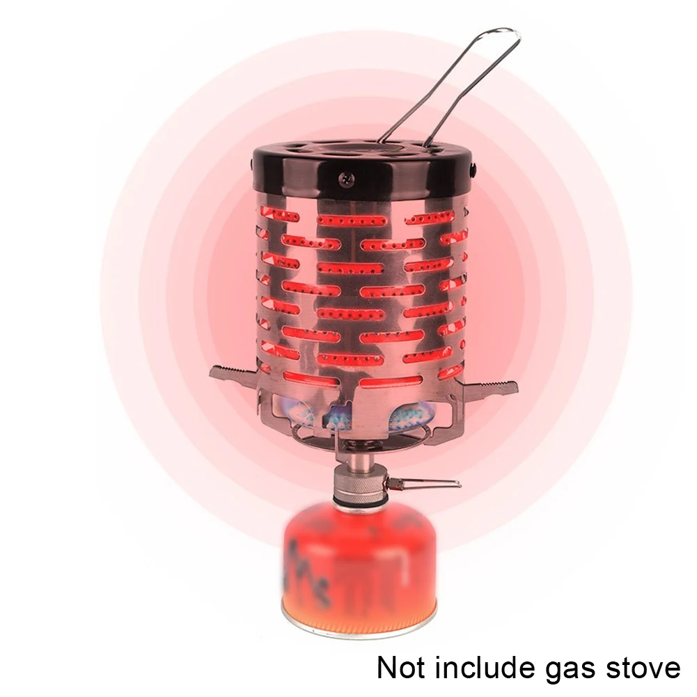 Портативный Открытый кемпинг газовый нагреватель грелка плита нагревательная крышка Открытый Кемпинг оборудование Рыбалка Охота нержавеющая сталь