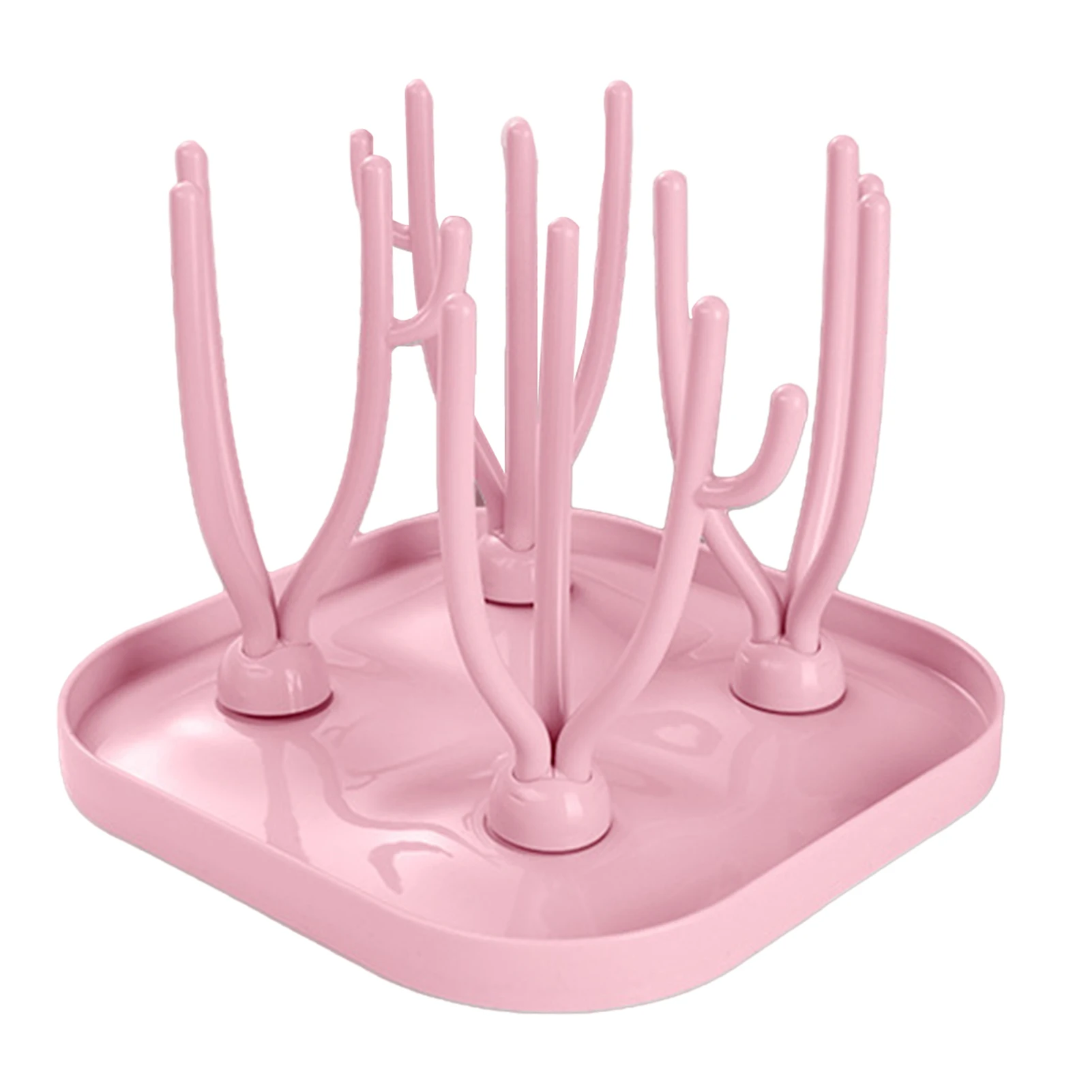 Baby Bottle Dry Rack Multi-functional Removable Drying Rack Infant Pacifier Bottle Drain Cleaning Dryer Storage