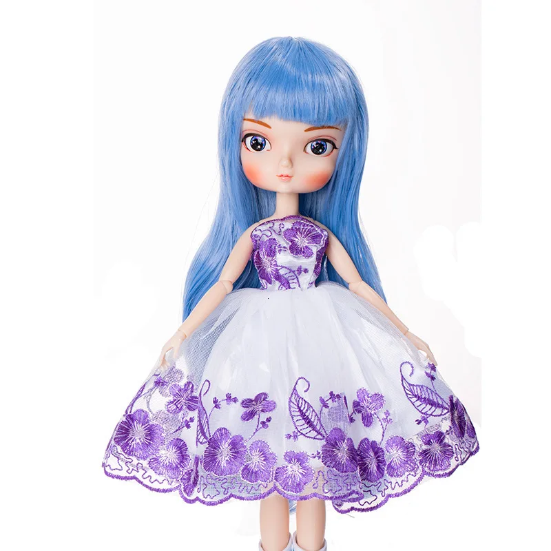 Bbgirl; большие размеры 35-сантиметр 1/6Bjd Sd в кукольном стиле для подтяжки лица одежда древних модные юбки для костюма Чонсам для девочек простой рисунок