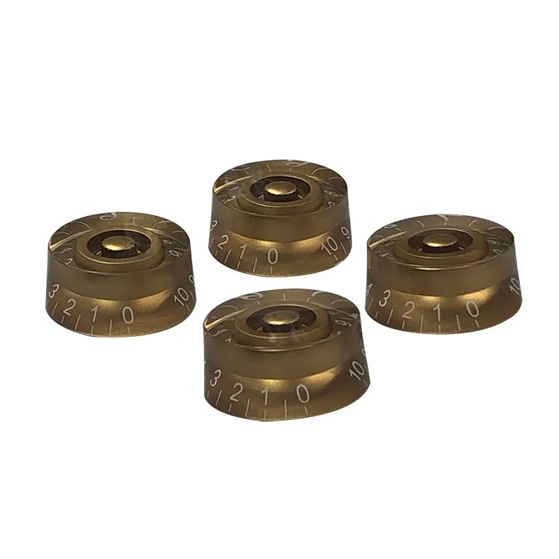 4 Manopole Di Controllo Per Chitarra Les Paul - Nere Con
