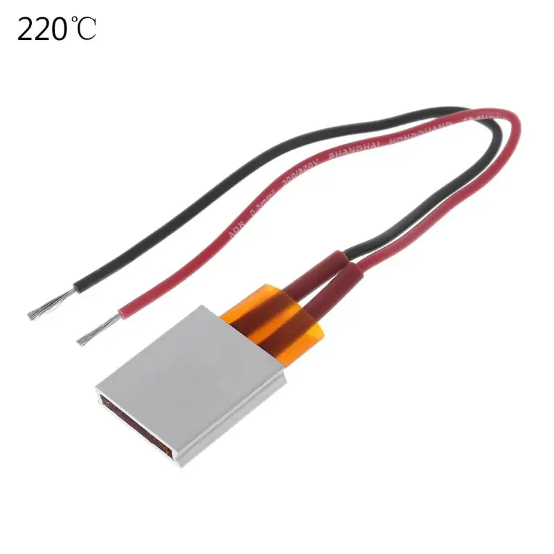 12v Ptc Ceramic Electric Heating Plate Aluminum Shell Ceramic Sheet Constant Temperature Heater