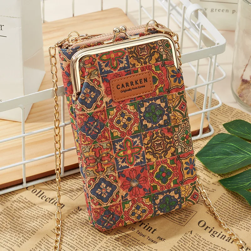 Women's Wood Grain PU Leather Small Shoulder Bags Mini Crossbody Messenger Bag Multifunction Phone Purse Zipper Flap leather handbag crossbody bags women handbags