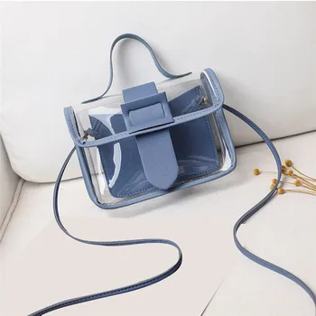 

Sweet Lady Messenger Bag PVC Shoulder Bag Spring Summer Fashion Cute Mobile Bags 2020 Women Transparent Sling Bags