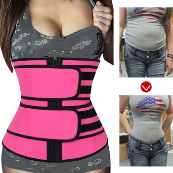 

CXDZ Shaperwear Waist Trainer Neoprene Belt Weight Loss Cincher Body Shaper Tummy Control Strap Slimming Sweat Fat Burning belt