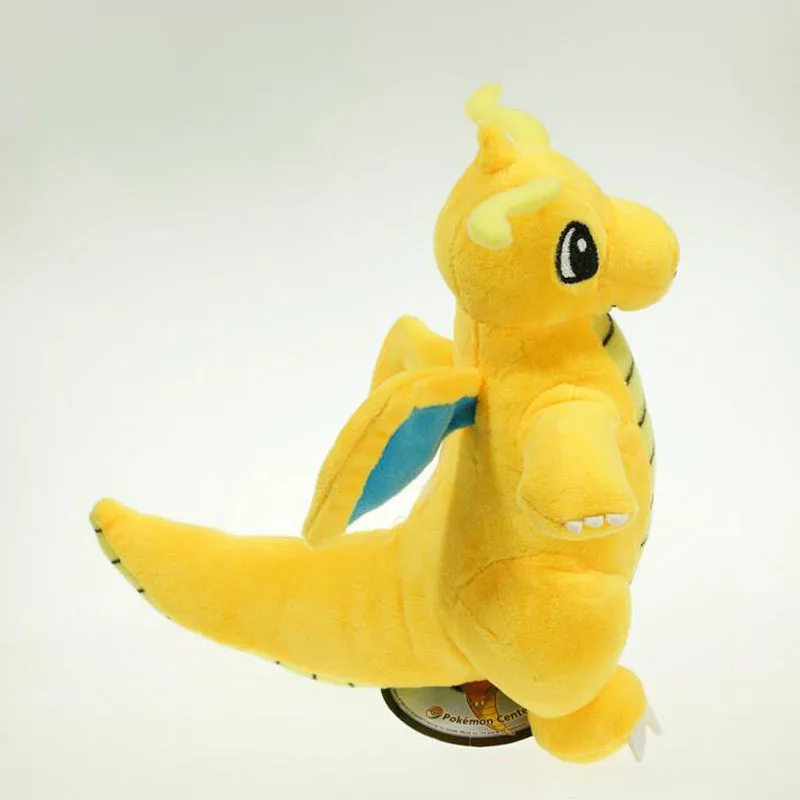 Стоящая драконит 23 см аниме pet плюшевые Dragonair Эволюция милые мягкие подушки положительная энергия хорошее качество Рождественский подарок
