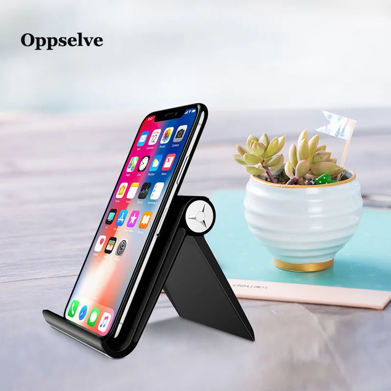 

Oppselve Phone Stand For Samsung S9 S8 S10 Tablet Desk Phone Holder Phone Holder Stand For iPhone X XS Xr Max Foldable Mobile