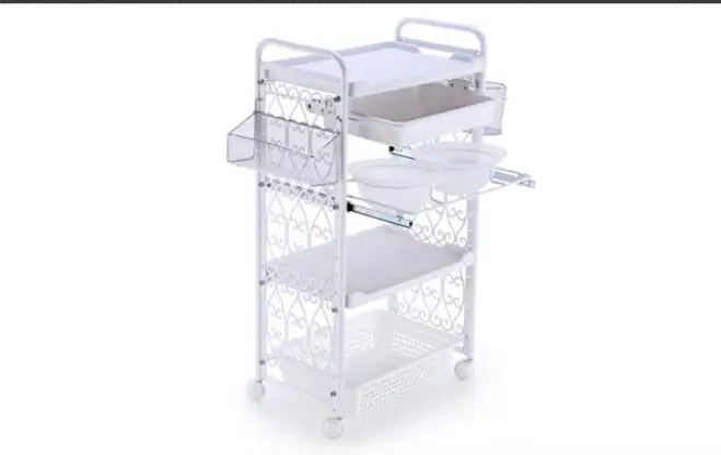 Japanese beauty cart super practical beauty salon tool car small bubble instrument rack multi-layer cart