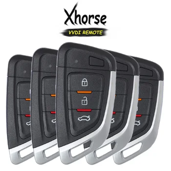 

KEYECU 5x Xhorse VVDI2/VVDI KEY Universan Wireless/Wire Universal Smart Proximity Key for VVDI MINI Key Tool Key Programmer