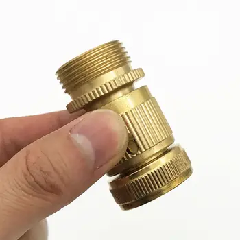 

Two Sizes Garden Hose Quick Connect Solid Brass Quick Hose Water Fitting Connector Garden Hose Connectors V2S4