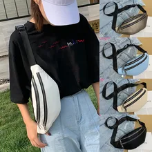 Модные сумки унисекс на двойной молнии, кожаные сумки на плечо, сумки через плечо, нагрудные сумки