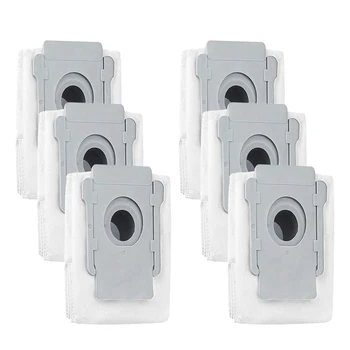 

6 Pack Vacuum Bags For Irobot Roomba I7 I7+/I7 Plus E5 E6 Clean Base Dirt Disposal Replacement Parts