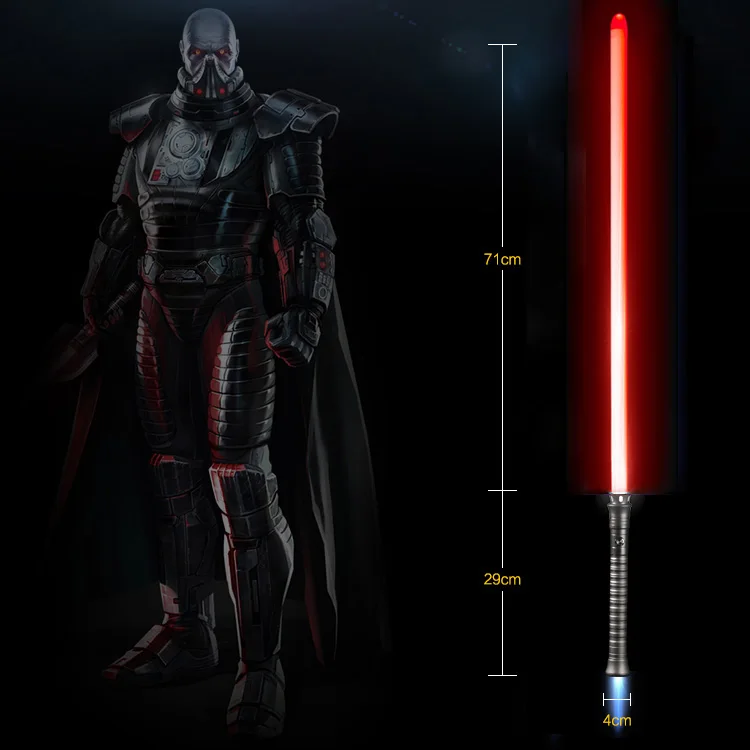 Светящийся светильник Saber Force FX светильник saber со звуком светильник saber металлическая рукоять RGB 11 цветов светильник saber детская игрушка светящаяся Лазерная Игрушка - Цвет: Black HD Red