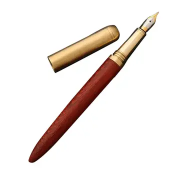 

1 pièces haut de gamme bois de santal bureau d'affaires cadeau signature stylo créatif métal papeterie écriture stylos