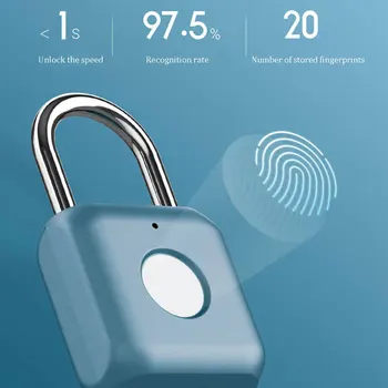 

mijia YD Fingerprint Lock Intelligent Padlock Kitty Hardcore Technology Fingerprint Waterproof Smart Home