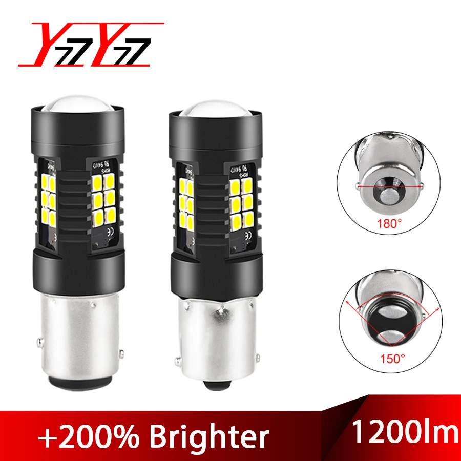 СВЕТОДИОДНЫЙ Автомобильный сигнальный светильник лампы 1156 BA15S P21W светодиодный