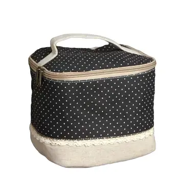 

Multifunction Man Women Makeup bag Portable Dot Printed Zip Travel Toiletry Cosmetic Makeup Storage Bag Organizer