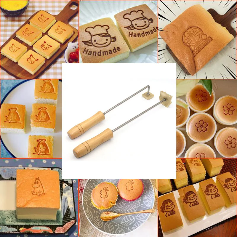 Stamps Copper Brass Stamps DIY Alphabet Metal Baking Iron On Applicable Cartoon Patterns Customi