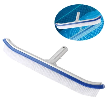 

Swimming Pool Suction Vacuum Head Brush Cleaner Hard Curved Cleaning Tools Spa Wall & Floor Brush Bristles Cleaner Broom Hot Tub