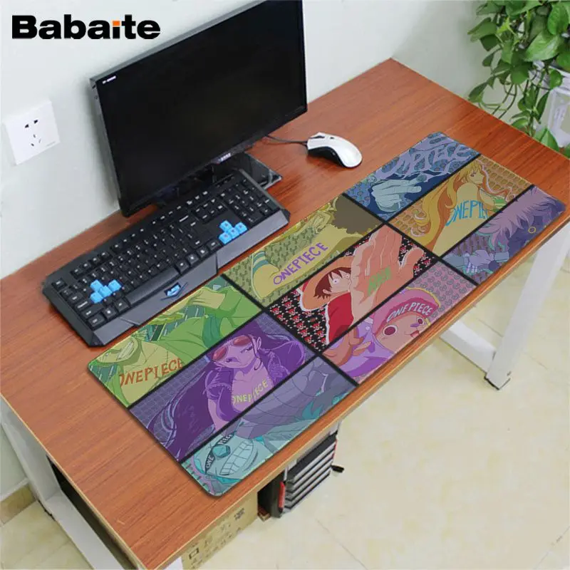 Lock Edge 30x80cm Babaite цельная резиновая мышь аниме прочный Настольный коврик для мыши Скорость/Управление версия большой игровой коврик для мыши - Цвет: Lock Edge 30x80cm