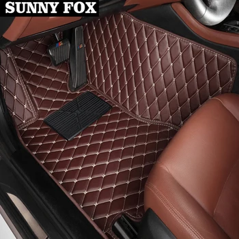 

Car floor mats for BMW X6 E71 E72 F16 all weather case waterproof 5D car styling high quality rugs carpet liners