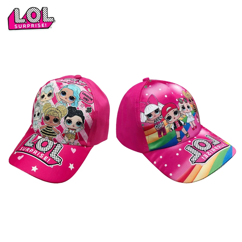 

LOL Doll Toy Hat Fashion Doll Model Figure Cartoon Baseball Cap Girl Birthday Party Decoration Supplies Casual Cap Peak Cap