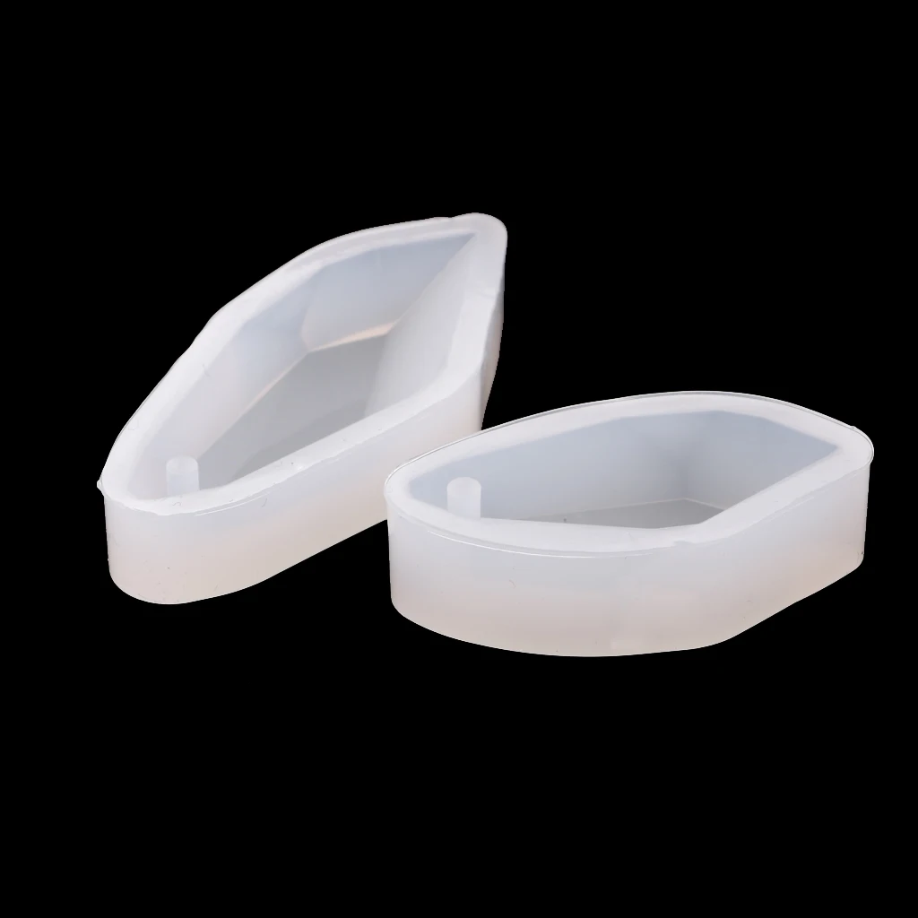 2Pcs DIY Silicone Mold For Resin Forms Crystal Diamond Bracelet Pendant Jewelry Making Craft Tool Mold Doming Mould Casting
