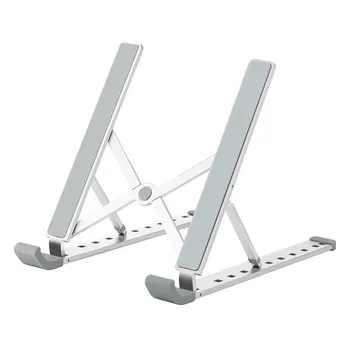 

Folding Portable Laptop Stand Viewing Angle Height Adjustable Quality Aluminum Alloy Bracket practical
