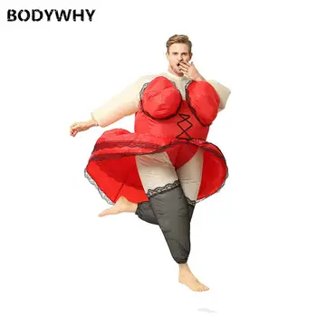 

Unisex Barmaid Lady Women Costume Adult Inflatable Blow Up Suit Party Dress Cosplay Outfit Carnival Halloween Xmas Easter Adults