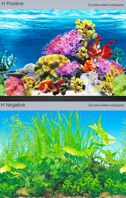 Adesivo de fundo de aquário - Textura de prancha de madeira HD 3D decoração  de pôster - para aquário de peixes de 5 a 60 galões habitat de répteis  (35,4 x 23,6