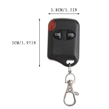 

315/433MHz 2-Button RF Wireless Remote Control Transmitter Garage Door DC12V