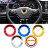 Car Interior Steering Wheel emblem 3D Sticker Styling aluminium alloy Sticker case For Volkswagen Golf 6 7 Polo CC Tiguan VW ► Photo 1/6