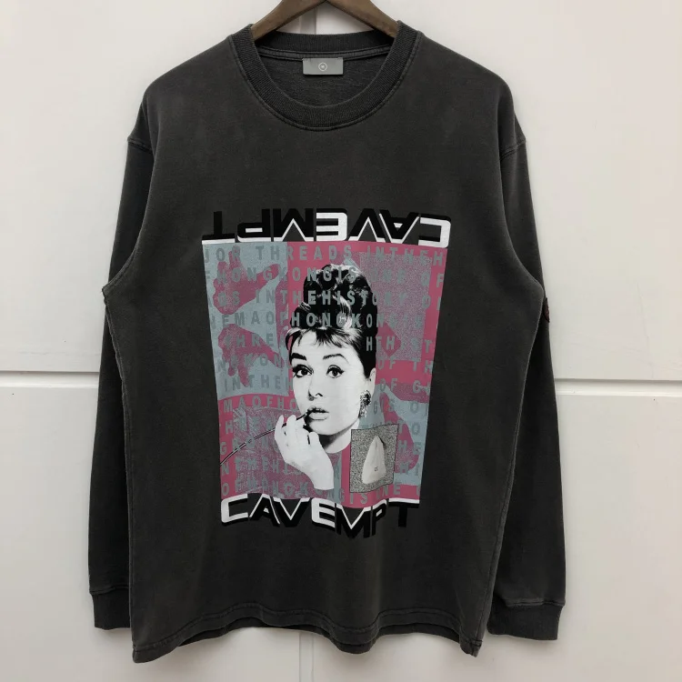 Одри Хепберн CAV EMPT футболка для мужчин и женщин Высокое качество цифровой прямой