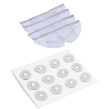 

4Pcs Washable Mop Cloth Vacuum Cleaner Pads for Roborock Mopping Cloths & 24 Pcs for Roborock Water Tank Filter for Xiaomi Gener