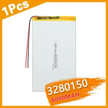 

3280150 3.7V 6000mAH Li-ion Li-polymer battery for V88 V971 M9 Tablet PC GPS MP3 MP4 MP5 3282150 Batteries