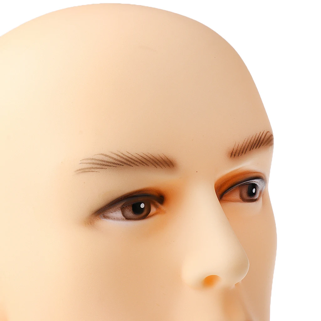 Male Mannequin Manikin Head Model Wig Hair Glasses Display Stand Holder