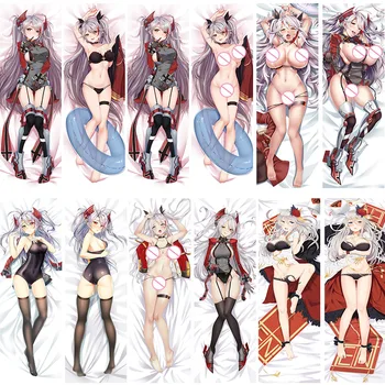 

Anime JK Game Azur Lane KMS Prinz Eugen Dakimakura Sexy Ironblood Heavy Cruiser Pillowcase Body Pillow Cover waifu Home Decor