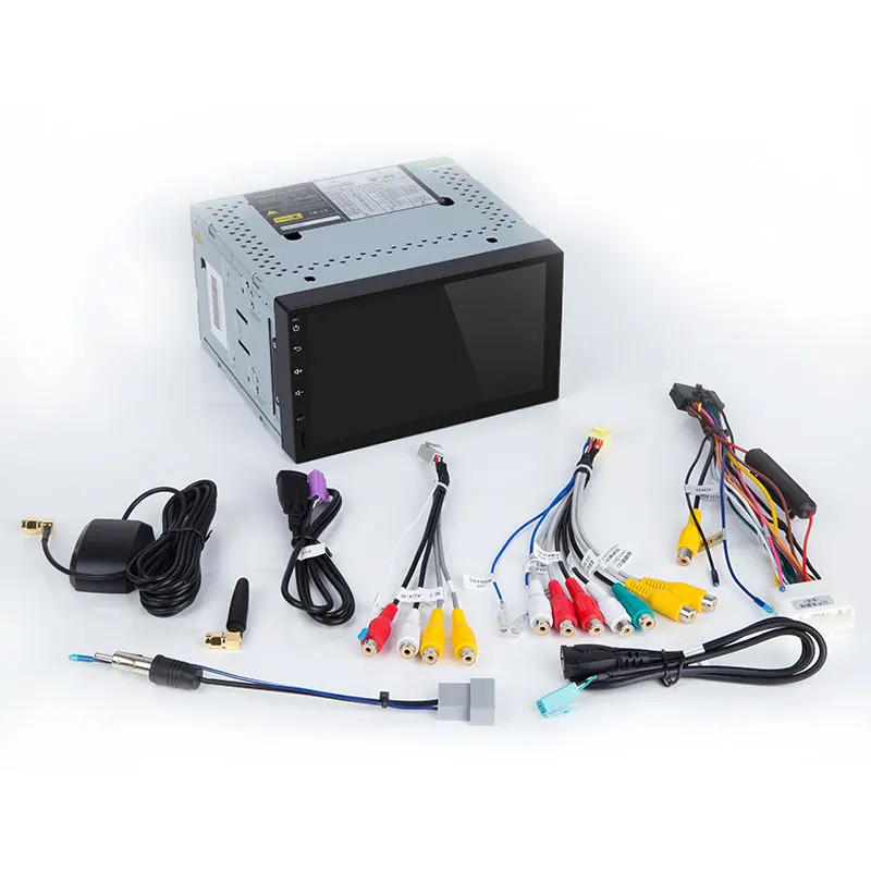 Best 2G RAM AutoRadio 2 Din Android 8.1 Quad Core 7Inch Universal Car NO DVD Player GPS Stereo Audio Head unit DAB DVR OBD BT WIfi 4G 4