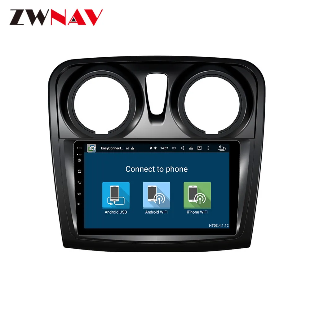 DSP Android 9 Автомобильный gps навигатор Автомобильный без DVD плеер для Renault Sandero/logan+ стерео радиоплеер магнитофон головное устройство