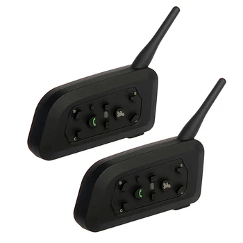 

1 Pair Motorcycle Helmet Headset Headphone Bluetooth Intercom 1200M Wireless Intercomunicador Interphone