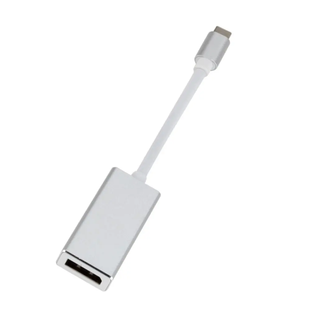 USB 3,1 тип-c к Мини адаптер портов дисплея 4K высокой четкости алюминиевый USB-C к Мини DP конвертер Кабель