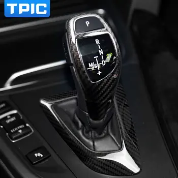 

For BMW F20 F30 F31 F34 Carbon Fiber Refit Car Gearshift Panel Frame Stickers Gear Knob Cover Decorations BMW 1 2 3 4 5 Series