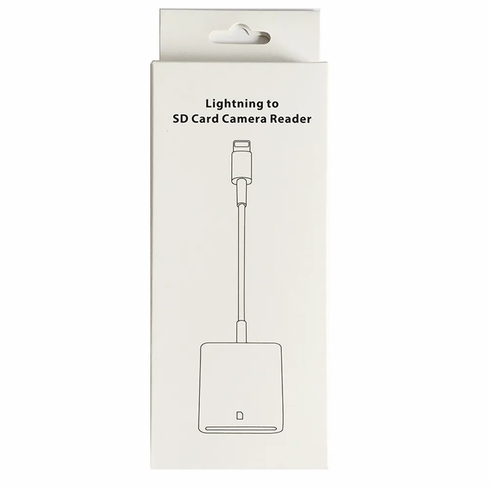 Комплект цифровой камеры для чтения карт Lightning-SD, совместимый с OTG кабель для передачи данных Apple iPhone iPad Mini/Pro Air iOS9.2-12