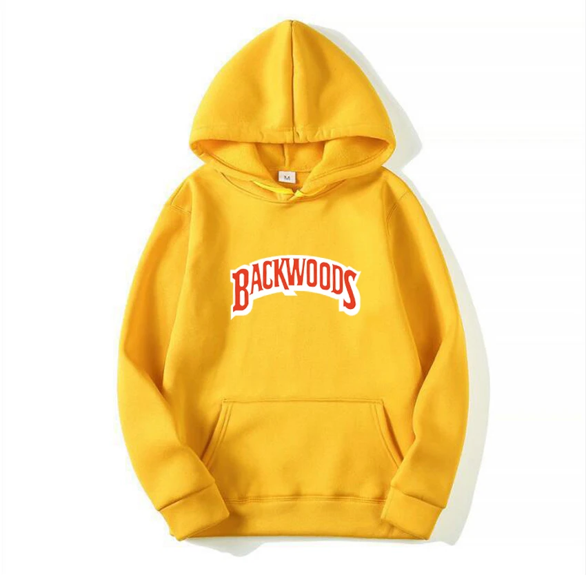 The screw thread cuff Hoodies Streetwear Backwoods Hoodie Sweatshirt